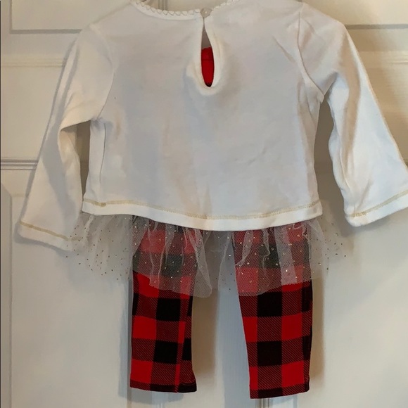 Reindeer top and plaid leggings - Picture 4 of 5